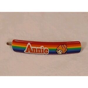 1980s Orphan Annie Movie‎ Rainbow Barrette Multicolor Hairpin Good Vintage Cond.